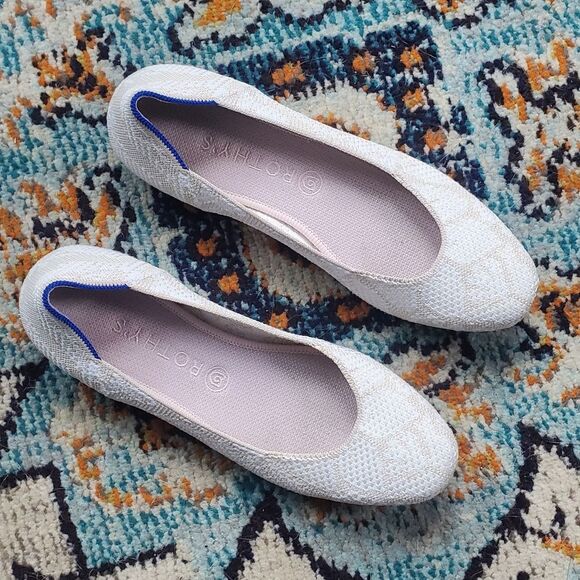Rothy's Shoes - Rothy's Square Toe Lily Knit Flats Size W 10.5